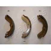 Комплект тормозных колодок задний для MITSUBISHI COLT(C5#A, CA#A, CJ#, CP#), LANCER(C1#V, C3#V, C6#A, C7#A, CB#W, CB/D#A, CD#W, CJ-CP#) <b>JAPANPARTS GF-587AF</b>