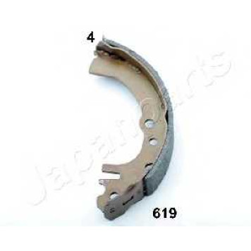 Комплект тормозных колодок задний для DAIHATSU CUORE(L501,L7#), MOVE(L6#,L9#) <b>JAPANPARTS GF-619AF</b>