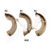 Комплект тормозных колодок задний для HYUNDAI ACCENT(RB), i10(PA), i20(GB,PB,PBT) / KIA RIO(UB) <b>JAPANPARTS GF-H18AF</b>