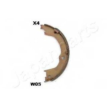 Комплект колодок стояночной тормозной системы JAPANPARTS GF-W05AF