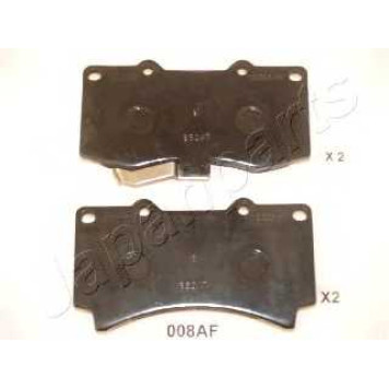 Колодки тормозные дисковые передний для HUMMER HUMMER H3 <b>JAPANPARTS PA-008AF</b>