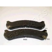 Колодки тормозные дисковые передний для HUMMER HUMMER H2 SUT, HUMMER H2 <b>JAPANPARTS PA-009AF</b>