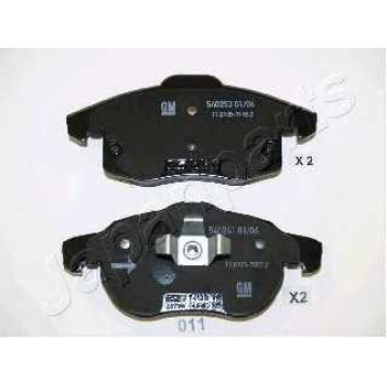Колодки тормозные дисковые передний <b>JAPANPARTS PA-011AF</b>