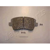 Колодки тормозные дисковые передний для NISSAN MICRA(K12), NOTE(E11), TIIDA(C11X,SC11X) <b>JAPANPARTS PA-013AF</b>