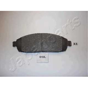 Колодки тормозные дисковые передний для JEEP COMMANDER(XK), GRAND CHEROKEE(WG,WH,WJ,WK) <b>JAPANPARTS PA-018AF</b>