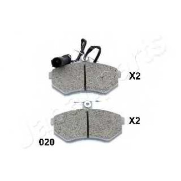 Колодки тормозные дисковые передний <b>JAPANPARTS PA-020AF</b>