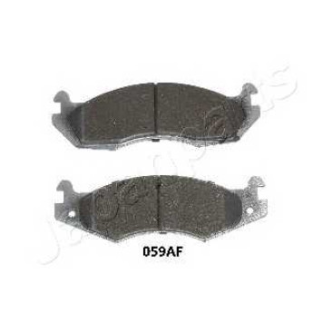 Колодки тормозные дисковые передний для HUMMER HUMMER H1 / JEEP CHEROKEE(XJ), CJ5 - CJ8, WRANGLER(SJ#,YJ) <b>JAPANPARTS PA-059AF</b>