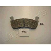 Колодки тормозные дисковые передний для NISSAN MICRA(K10) <b>JAPANPARTS PA-103AF</b>