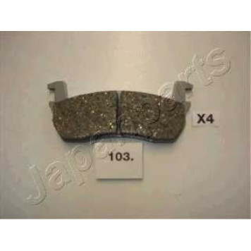 Колодки тормозные дисковые передний для NISSAN MICRA(K10) <b>JAPANPARTS PA-103AF</b>