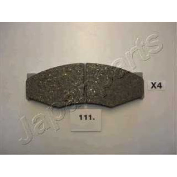 Колодки тормозные дисковые передний для NISSAN BLUEBIRD, PICKUP, PRAIRIE, SERENA, SILVIA, VANETTE <b>JAPANPARTS PA-111AF</b>