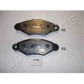 Колодки тормозные дисковые передний для NISSAN KUBISTAR(X76) <b>JAPANPARTS PA-114AF</b>