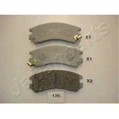 Колодки тормозные дисковые передний для NISSAN CHERRY(N12), SUNNY(B12,N13) / SUZUKI SWIFT(AH,AJ,EA,MA,SF413) <b>JAPANPARTS PA-135AF</b>