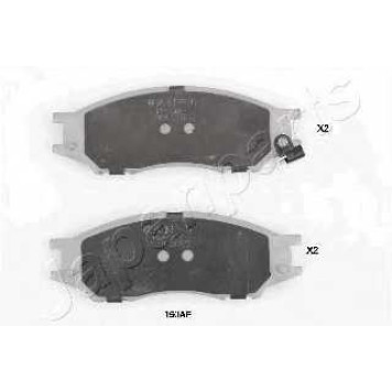 Колодки тормозные дисковые передний для NISSAN ALMERA(N16) <b>JAPANPARTS PA-150AF</b>