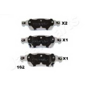 Колодки тормозные дисковые передний для INFINITI EX, G <b>JAPANPARTS PA-162AF</b>