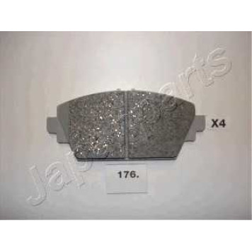 Колодки тормозные дисковые передний для HONDA ACCORD(CF,CG,CH,CK) / NISSAN ALMERA TINO(V10), PRIMERA(P12,WP12) <b>JAPANPARTS PA-176AF</b>