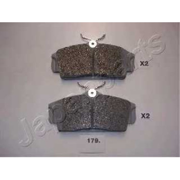 Колодки тормозные дисковые передний для NISSAN ALMERA(N16), PRIMERA(P11,WP11) <b>JAPANPARTS PA-179AF</b>