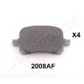 Колодки тормозные дисковые для TOYOTA CAMRY(#CV2#,#XV2#), PREVIA(ACR3#,CLR3#,MCR3#) <b>JAPANPARTS PA-2008AF</b>