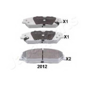 Колодки тормозные дисковые передний для TOYOTA CAMRY(AVV5#,XV5#) <b>JAPANPARTS PA-2012AF</b>