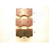 Колодки тормозные дисковые передний для MITSUBISHI PAJERO / TOYOTA 4 RUNNER, LAND CRUISER 150, LAND CRUISER <b>JAPANPARTS PA-205AF</b>