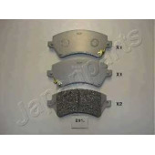 Колодки тормозные дисковые передний для TOYOTA COROLLA(#E11#, #E12J#, #E12T#, CDE12#, NDE12#, ZDE12#, ZZE12#) <b>JAPANPARTS PA-211AF</b>