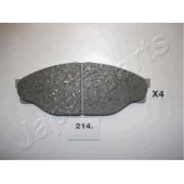Колодки тормозные дисковые передний для TOYOTA HIACE(LH1#, LH5#, LH6#, LH7#, RZH1#, YH5#, YH6#, YH7#), HILUX(LN5#, LN6#, LN8#, RN5#, RN6#, YN5#, YN6#) <b>JAPANPARTS PA-214AF</b>