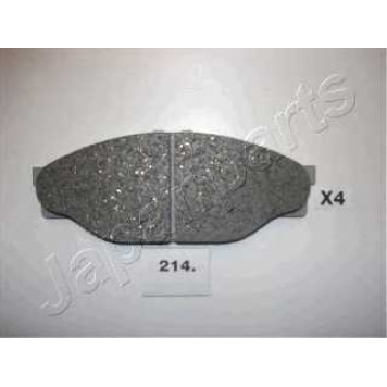 Колодки тормозные дисковые передний для TOYOTA HIACE(LH1#, LH5#, LH6#, LH7#, RZH1#, YH5#, YH6#, YH7#), HILUX(LN5#, LN6#, LN8#, RN5#, RN6#, YN5#, YN6#) <b>JAPANPARTS PA-214AF</b>