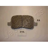 Колодки тормозные дисковые передний для TOYOTA COROLLA(##E11#,#E11#) <b>JAPANPARTS PA-216AF</b>