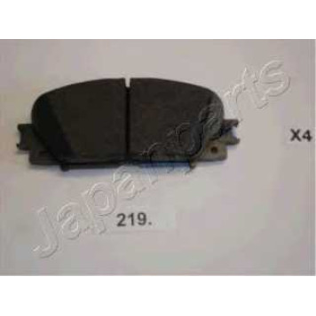 Колодки тормозные дисковые передний для LEXUS CT(ZWA1#) / TOYOTA IQ(KGJ1#, KPJ1#, NGJ1#, NUJ1#), PRIUS(ZVW3#), YARIS(KSP9#, NCP9#, NSP9#, SCP9#, ZSP9#) <b>JAPANPARTS PA-219AF</b>