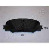 Колодки тормозные дисковые передний для TOYOTA ALLION(AZT24#, NZT24#, ZZT24#), AURIS(NZE18#, ZRE18#, ZWE18#), RAV 4(ACA3#, ACE#, ALA3#, GSA3#, ZSA3#) <b>JAPANPARTS PA-230AF</b>