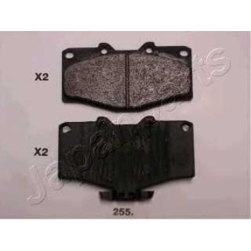Колодки тормозные дисковые передний для TOYOTA HILUX(LN5#, LN6#, LN8#, RN5#, RN6#, YN5#, YN6#), LAND CRUISER(#J8#) <b>JAPANPARTS PA-255AF</b>