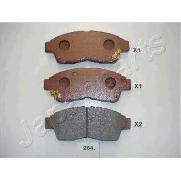 Колодки тормозные дисковые передний для TOYOTA CAMRY, CARINA E, CELICA, COROLLA, CORONA, PICNIC, RAV 4 <b>JAPANPARTS PA-264AF</b>