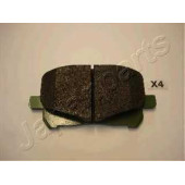 Колодки тормозные дисковые передний для TOYOTA CAMRY(#CV2#,#XV2#), PREVIA(ACR3#,CLR3#,MCR3#) <b>JAPANPARTS PA-270AF</b>