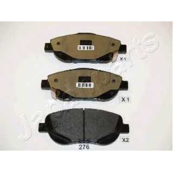 Колодки тормозные дисковые передний для TOYOTA AVENSIS(ADT27,ZRT27), VERSO(#AUR2#,#ZGR2#) <b>JAPANPARTS PA-276AF</b>