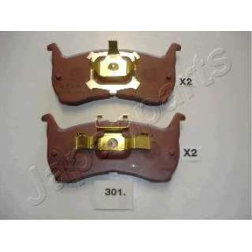 Колодки тормозные дисковые передний для MAZDA 626(GC), 929(HB,HV,LA) <b>JAPANPARTS PA-301AF</b>