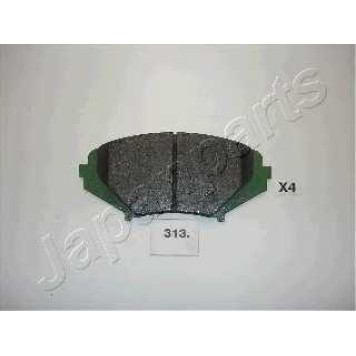 Колодки тормозные дисковые передний для MAZDA RX 8(SE17) <b>JAPANPARTS PA-313AF</b>