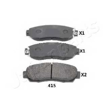 Колодки тормозные дисковые передний для HONDA CR(RE) <b>JAPANPARTS PA-415AF</b>