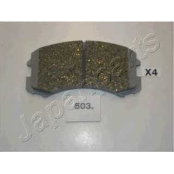 Колодки тормозные дисковые передний для MITSUBISHI LANCER(CS#A,CS#W,CT0) <b>JAPANPARTS PA-503AF</b>