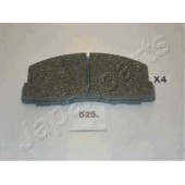 Колодки тормозные дисковые передний для MITSUBISHI COLT, CORDIA, GALANT, LANCER, SPACE, TREDIA <b>JAPANPARTS PA-525AF</b>