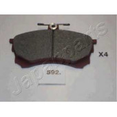 Колодки тормозные дисковые передний для MITSUBISHI CARISMA(DA#) <b>JAPANPARTS PA-592AF</b>