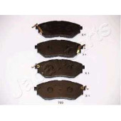 Колодки тормозные дисковые передний для SUBARU FORESTER(SJ), IMPREZA(G3,GH,GR), LEGACY(B13#,BL,BM,BP,BR), OUTBACK(BM,BR), TRIBECA(B9) <b>JAPANPARTS PA-709AF</b>