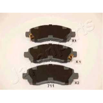 Колодки тормозные дисковые передний для SUBARU IMPREZA(GC,GD,GF,GFC,GG), LEGACY(BD,BE,BG,BH) <b>JAPANPARTS PA-711AF</b>