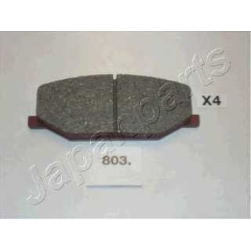 Колодки тормозные дисковые передний для SUZUKI BALENO(EG), JIMNY(FJ), LJ, SAMURAI(SJ), SJ 410, SJ 413 <b>JAPANPARTS PA-803AF</b>