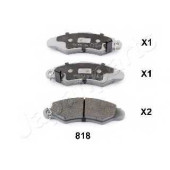 Колодки тормозные дисковые передний для SUZUKI SWIFT(AH,AJ,EA,MA) <b>JAPANPARTS PA-818AF</b>