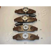 Колодки тормозные дисковые передний для DAEWOO KORANDO(KJ), MUSSO(FJ) / SSANGYONG KORANDO(K4,KJ), MUSSO SPORTS, MUSSO(FJ) <b>JAPANPARTS PA-997AF</b>