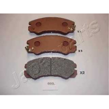 Колодки тормозные дисковые передний для ISUZU TROOPER(UB) / OPEL MONTEREY(UBS#) <b>JAPANPARTS PA-999AF</b>