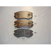 Колодки тормозные дисковые передний для HYUNDAI COUPE, GRANDEUR, SONATA, TUCSON / KIA MAGENTIS, OPIRUS, SOUL, SPORTAGE <b>JAPANPARTS PA-H10AF</b>