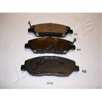 Колодки тормозные дисковые передний для HYUNDAI SANTA FE(CM,DM) / KIA SORENTO(XM) / SSANGYONG KORANDO <b>JAPANPARTS PA-H14AF</b>