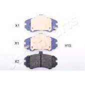 Колодки тормозные дисковые передний для HYUNDAI ELANTRA(XD) <b>JAPANPARTS PA-H15AF</b>