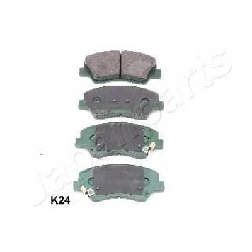 Колодки тормозные дисковые передний для HYUNDAI i20(GB), VELOSTER(FS) / KIA CARENS, CEED(ED,JD), CEE`D(JD), PRO CEE?D(JD), RIO(UB) <b>JAPANPARTS PA-K24AF</b>