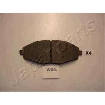 Колодки тормозные дисковые передний для CHERY QQ3 / CHEVROLET MATIZ(M200,M250) / DAEWOO MATIZ(KLYA) <b>JAPANPARTS PA-W04AF</b>